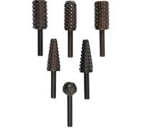 KWB Einhell 49495500 Set 10 raspe fresatura Intaglio Legno Lamiera Ø6mm