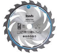 kwb lama per sega circolare 160 x 16 mm, taglio ultrarapido, ottimale per macchine a batteria, adatta per legno tenero e duro, listellare e truciolare