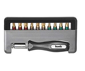kwb Handy Bit-Box Diamond 12 pezzi 156010 (PH, PZ, Torx, in acciaio TQ 60)