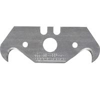 kwb Hook Blades for Carpet Knives 024306 (6 pezzi, estremamente affilati, 49 x 19 x 0, 5mm, in pratica scatola dispenser)