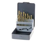 kwb Kraftixx HSS Titan Set Set, 19 pezzi, Ø 1 a 10 mm (pendenza 0,5 mm)