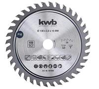 kwb lama per sega circolare 130 x 16 mm, taglio molto fine, adatta per piani di lavoro, legno e pannelli rivestiti