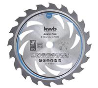 kwb lama per sega circolare 156 x 12,75 mm, taglio ultrarapido, ottimale per macchine a batteria, adatta per legno tenero e duro, listellare e truciolare