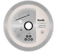 kwb lama per sega circolare 160 x 20 mm, Made in Germany, tagli molto fini, adatta per pannelli di legno, legno profilato e legno tenero