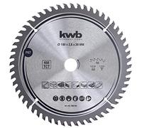 kwb lama per sega circolare 190 x 20 mm, taglio molto fine, adatta per piani di lavoro, legno e pannelli rivestiti