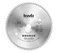kwb lama per sega circolare 205 x 18 mm, Made in Germany, tagli molto fini, adat