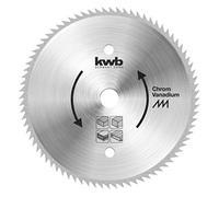 kwb lama per sega circolare 210 x 30 mm, Made in Germany, taglio fine e preciso, adatta per pannelli in legno, legno profilato e legno tenero