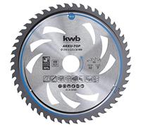 kwb lama per sega circolare 210 x 30 mm, taglio ultrarapido, ottimale per macchine a batteria, adatta per legno tenero e duro, listellare e truciolare