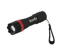 kwb LED Torcia Torcia Tactical Zoom 948190 (SuperHell, su una funzione di messa a fuoco regolabile ad anello rotante, cinturino a mano)