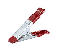 kwb Morsetto a molla da 100 mm in acciaio, larghezza di serraggio 35 mm, elevata forza di molla per colla e incollaggio, morsetto a molla per aggancio e tenuta