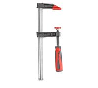 kwb Forza di vite PROFI con maniglia a 2 componenti 50x200, larghezza di serraggio 200 mm, profondità di serraggio 50 mm, mascelle di serraggio in acciaio casting a temperatura, cacciavite con profili cavi