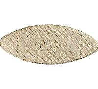 kwb PIASTRE DI CONNESSIONE Dimensione 20 per scanalature da 12 mm 029120 (50 pezzi, in legno di faggio)