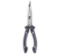 kwb Pinza a becchi piatti/Pinza a becchi piatti 200 mm 382610, secondo DIN ISO 5745, forma curva, taglienti temprati, acciaio CV