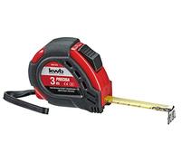 kwb Precisa Nasam Misura con metro a nastro in acciaio, 3 m, con anello a mano, incl. Attacco a cinghia, con gancio magnetico, nastro di misurazione per la misurazione del lavoro in legno, metallo e cartongesso