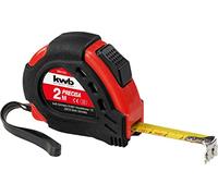 kwb Precisa Nasam Misura con metro a nastro realizzato in acciaio, 2 m, con anello a mano, incl. Attacco a cinghia, con gancio magnetico, nastro di misurazione per il misuratore di lavoro in legno, metallo e cartongesso