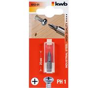 KWB punte Standard, Phillips, taglio a croce DIN 8764, 1012 - 01