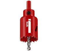 kwb sega a tazza bimetallica HSS Ø 35 mm con dentatura progressiva variabile, alta precisione, codolo esagonale, profondità di taglio 38 mm e punta da centro