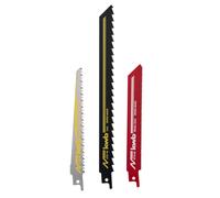 Kwb set 3 pz lame sega a gattuccio alternative e elettriche per legno e metallo