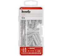 KWB Set di 65 punte, tasselli e viti assortiti Display