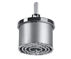 kwb Set di seghe a tazza Ø 33, 53, 67 e 83 mm con elevata potenza di taglio, lunga durata, grande profondità di taglio, punta di centraggio in metallo duro e piastra in alluminio