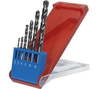 KWB Einhell 49205540 Set 6 Punte HSS Silver Star Ferro Plastica Ø2/3/4/5/6/8mm