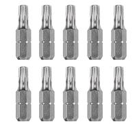 kwb Set universale di bit 10er Torx 15 in acciaio industriale, 25 mm, 1/4'' esagono incassato
