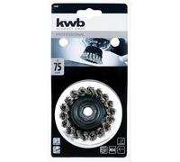 KWB Spazzola in acciaio intrecciato duro 75 mm M14