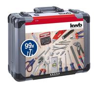 KWB Strumento Valigia Cassa Scatola Incl. 99-tlg. Riempito, Robusto E di Qualità