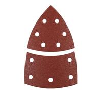 KWB Carte abrasive triangolari per levigatrici Delta e Multi Bosch-PSM 60/120/180 - 12 pz