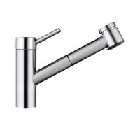 KWC Inox rubinetto da cucina, estraibile, orientabile, 10.271.033.700FL, Inox acciaio inox spazzolato [Rubinetteria da Cucina > Rubinetti da Cucina]