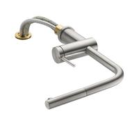 KWC Livello rubinetto da cucina per installazione sottofinestra, estraibile, orientabile, 10.231.053.700FL, Livello acciaio inox spazzolato [Rubinetteria da Cucina > Rubinetti da Cucina per Installazi