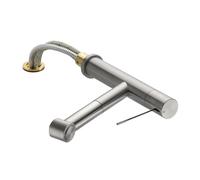 KWC Ono rubinetto da cucina per installazione sottofinestra, estraibile, orientabile, 10.151.053.700FL, Ono acciaio inox spazzolato [Rubinetteria da Cucina > Rubinetti da Cucina per Installazione Sott