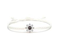 KWCLTH Braccialetti di fiori Regali personalizzati di proiezione di foto per le donne Foto personalizzate Girasole fatto a mano Gioielli di memoria di intreccio