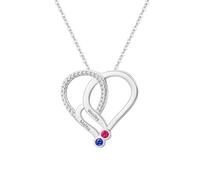 KWCLTH Collana con nome personalizzato Collana madre-figlia Ciondolo a forma di cuore personalizzato Regali per le amiche per le donne