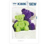 KWIK-SEW PATTERNS K3246OSZ Teddy Bears Sewing Pattern Size Large and