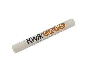 KwikCaps Pastelli per la riparazione dei Mobili - Pennarello per ritocchi e ripristino graffi, Pastelli a cera per Macchie, graffi - Bianco Alpino