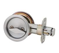 Kwikset 335 - Serratura rotonda per porta da letto/bagno, in cromo satinato Kwikset