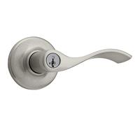 Kwikset 405BL-S Balboa Reversible Keyed Entry Door Leverset with Smart