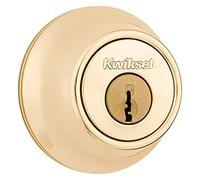 Kwikset 660 3 SCAL SCS Serratura Cilindro Singolo, Ottone Lucido