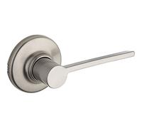 Kwikset 92001-547 200LRL 15 6AL RCS Maniglia per porta con design moderno quadrato sottile per ingresso di casa, corridoio o armadio, nichel satinato