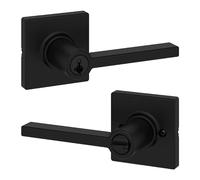 Kwikset 94050-663 Casey Leva Entrata, Nero Opaco