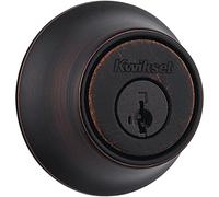 Kwikset 96600-726 600 catenaccio su un lato, dotato di sicurezza Smartkey Re-Key, bronzo veneziano