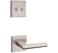 Kwikset 973MILSQT-15V1 973MILSQTV1 Milan Lever Non-Turning Dummy Interior Pack con rosetta quadrata per maniglie