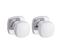 Kwikset Arroyo 97200-921 - Pomello per corridoio armadio con rosa moderna in cromo lucido