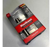 KWIKSET Contemporanea Halifax Quadrato Leva Calettato Entrata Nichel Satinato