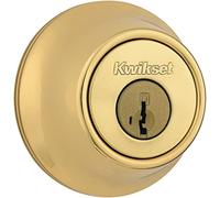 Kwikset Kwikset 660 Single Cylinder Deadbolt Featuring SmartKey in Brass