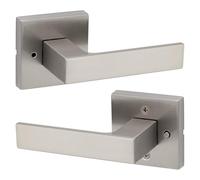 Kwikset Singapore - Leva per porta privacy per camera da letto e bagno con microban in nichel satinato