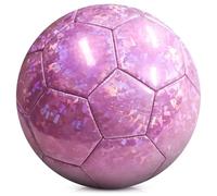 KWJEIULSOQ Pallone da calcio taglia 5, pallone da calcio viola, calcio per bambini, unisex, 2024 Championsleague, palla da calcio e da allenamento, taglia 5, per bambini e adulti, per allenamento