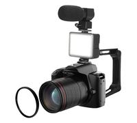 KWJNH Videocamera professionale 4 K doppia fotocamera ad alta definizione 64 milioni di pixel WIFI Digital Streaming HD Videocamera Per Youtube Vlog