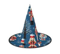 Kwjsdfea Schiaccianoci da donna, balletto natalizio, stampa versatile, cappello da strega per Halloween, per donne, uomini, adulti, divertente ed elegante, decorazione per feste di Halloween, 1 pezzo